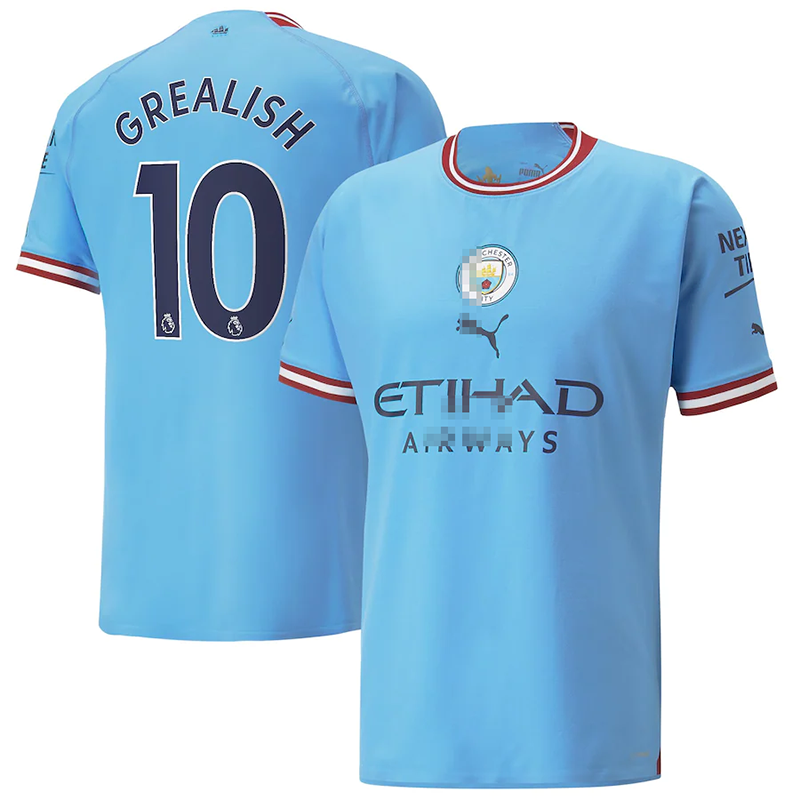 Camiseta Grealish 10 Manchester City Home 2022/2023